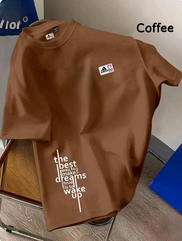 Round Neck Drop Shoulder Tshirt* - L40