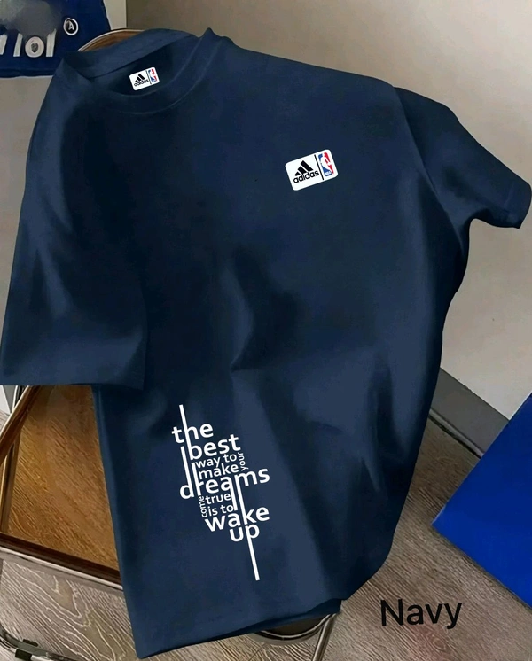 Round Neck Drop Shoulder Tshirt* - L40