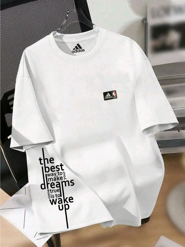 Round Neck Drop Shoulder Tshirt* - M38