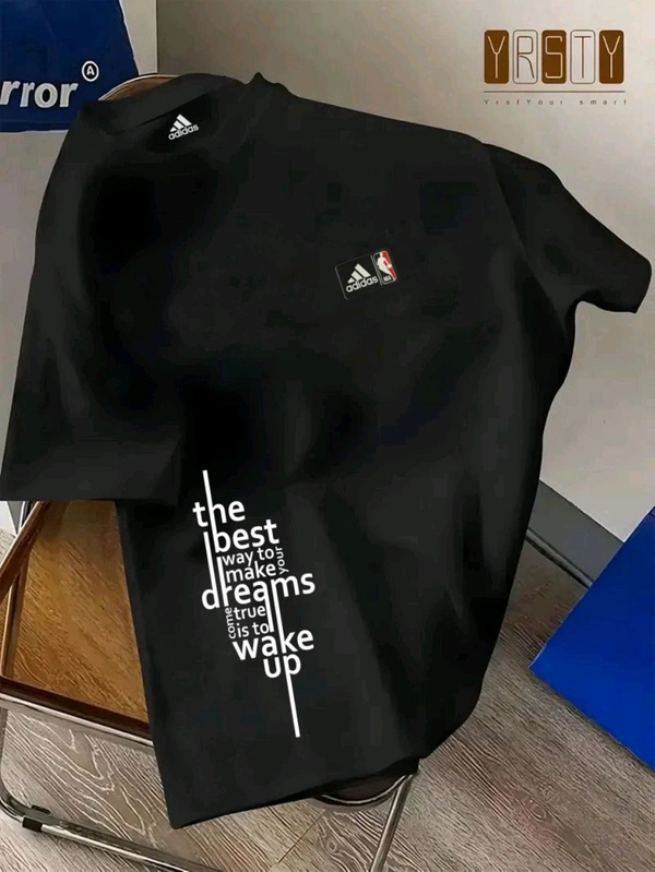 Round Neck Drop Shoulder Tshirt* - L40