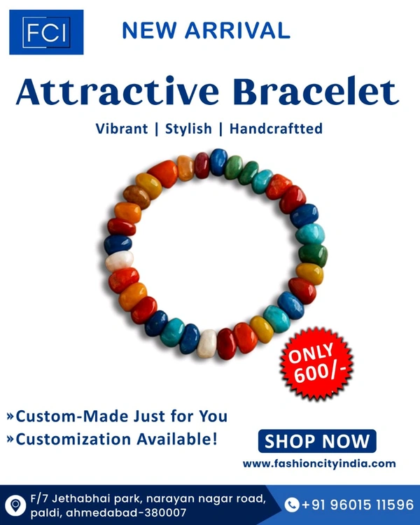 Stone Design Attractive Bracelet