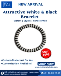 White & Black Chain Bracelets