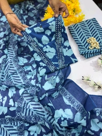 Embroidery Cotton Suit 2 - L