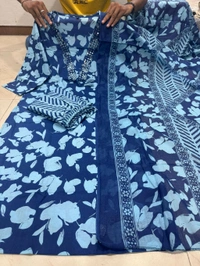 Embroidery Cotton Suit 2 - L