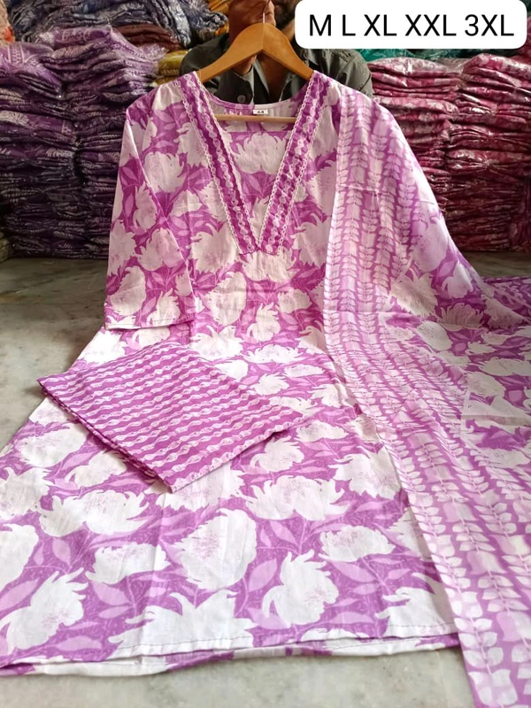 Kurti Pant Duppata Set 1 - L