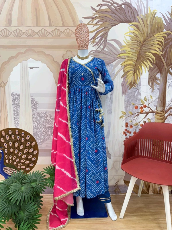 Anarkali Gown And Duppata 1 - L