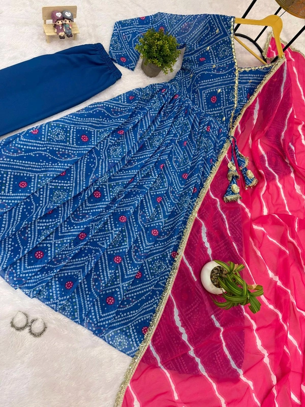 Anarkali Gown And Duppata 1 - L