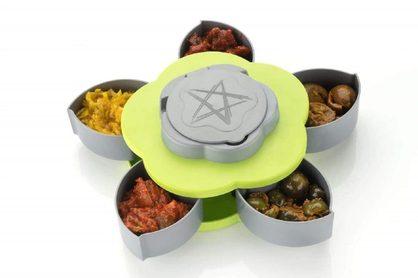 Smart Candy Box Serving Rotating Tray Spice Storage - ABS Heavy Plastic