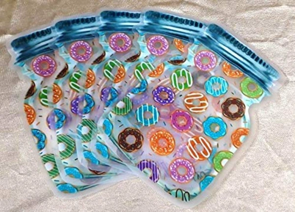 500 ml Jar Bottle Shaped Stand up Pouch with Zip lock (Pack of 10)  - Transparent, Food Grade Film BPA Free