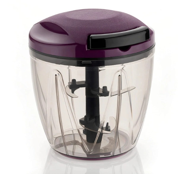 Handy and Compact Chopper with 6 Blades (900ml) - 900 ml, Multi Color, Polypropylene (PP), Stainless Steel