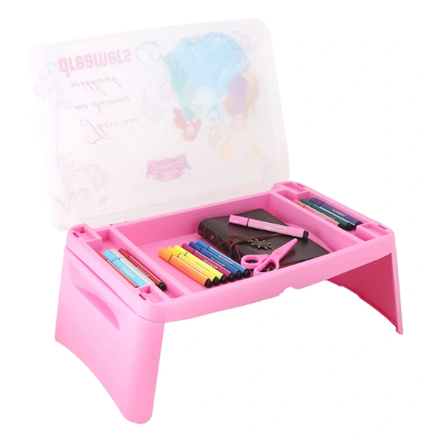 Imperial Portable Kids Study Desk with Handle - Pink, Plastic