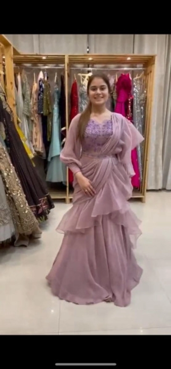 Stylolook Online Payment 🌹 Stylo Lehanga Cholli - light violet, Free