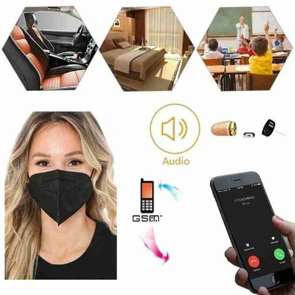 Spy Gsm Mask With Magnetic Earpiece