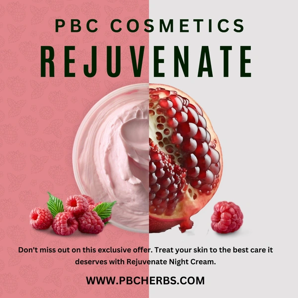Pomegranate & Berry Night Cream (Rejuvenating & Radiant) - 50g