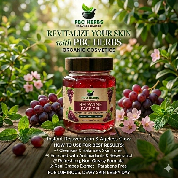 REDWINE FACE GEL - ACQ jar 50 ML