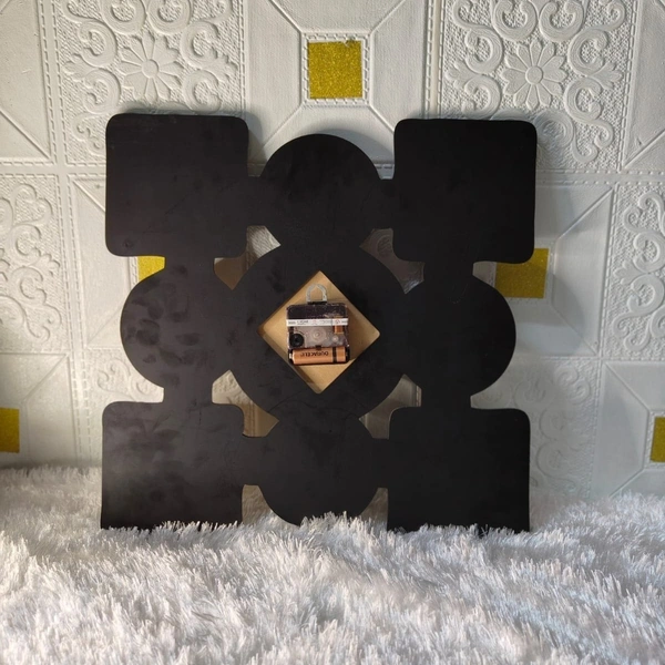 9 Pics with Clock - MDF Wall Collage Frame - SKU500 - Regular Price