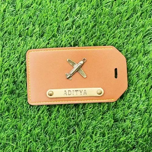 Luggage Tag - Tan Brown - Member Price