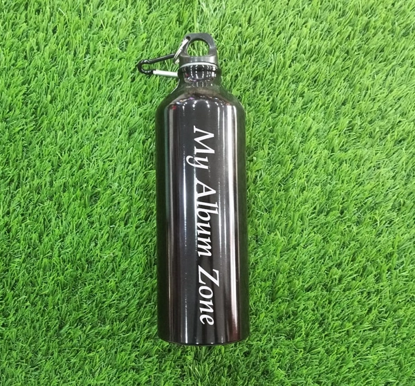 Aluminum Sipper Bottle 750ml - Black - Member Price