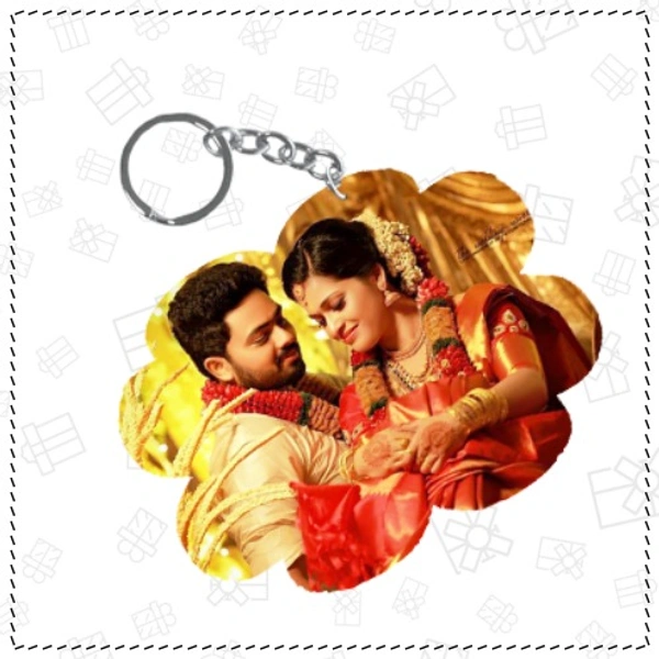 MDF Wood Keychain - Cloud Shape - Regular Price