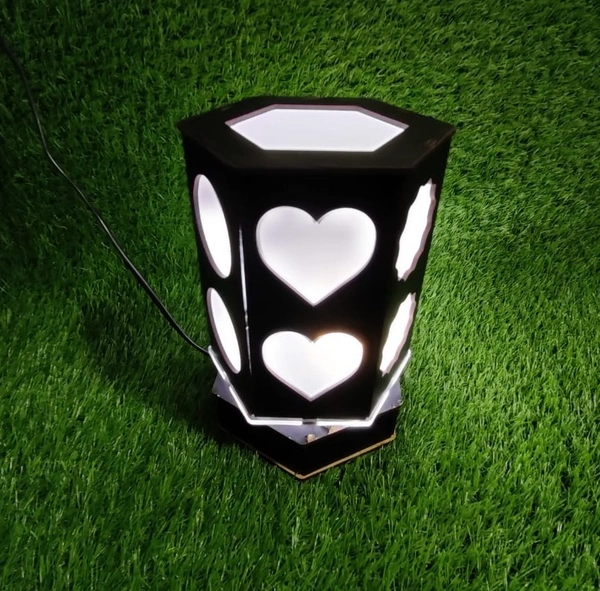 Multi-Shape Hexagon Rotating Lamp - Regular Price
