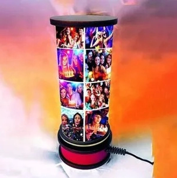 Round Cylindrical Rotating Lamp - Regular Price