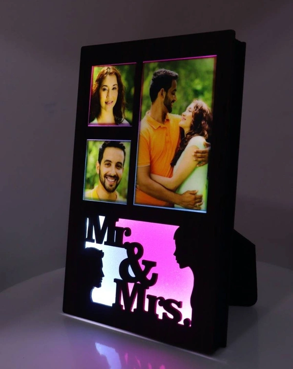 Mr & Mrs LED Frame - 6x8" Inch - Regular Price