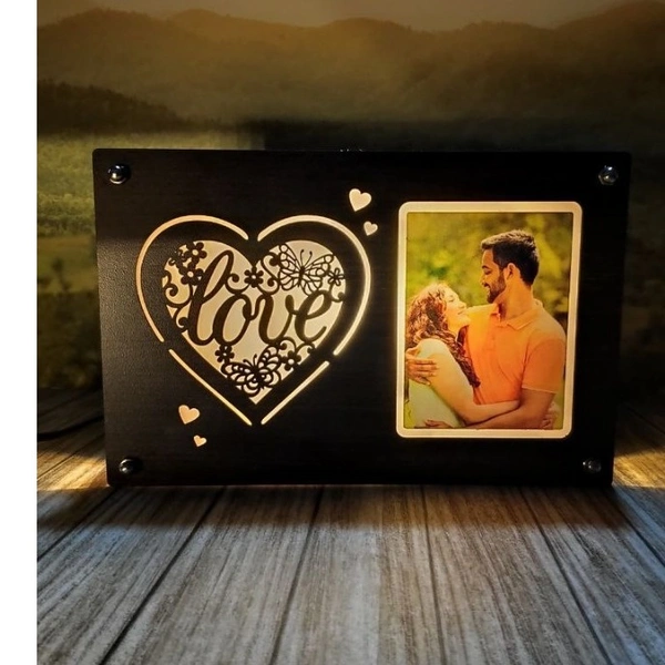 Love - Warm White LED Frame - 6x8" Inch - Member Price
