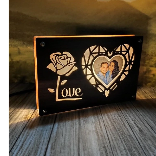 Love - Warm White LED Frame - 6x8" Inch - Member Price