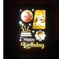 Happy Birthday LED Backlit Frame 801 - 8x12" Inch - Member Price