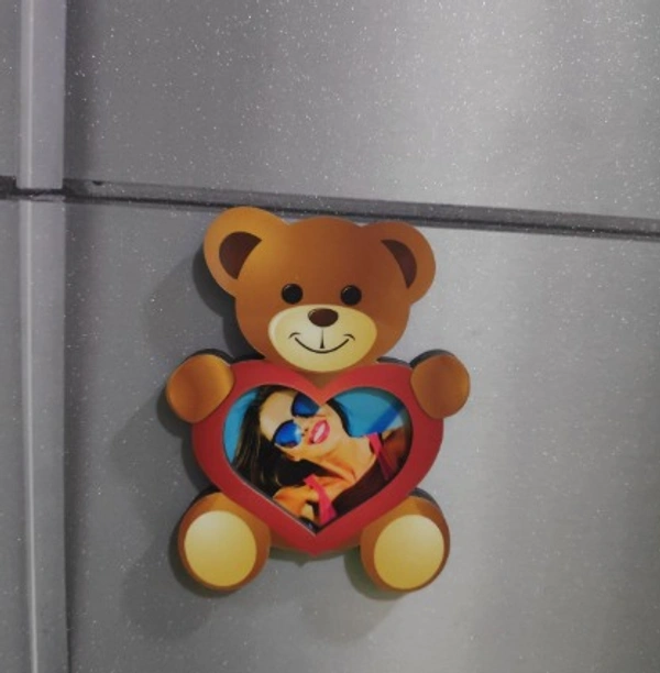 MDF Teddy Magnet with 7 Photo Prints - Member Price