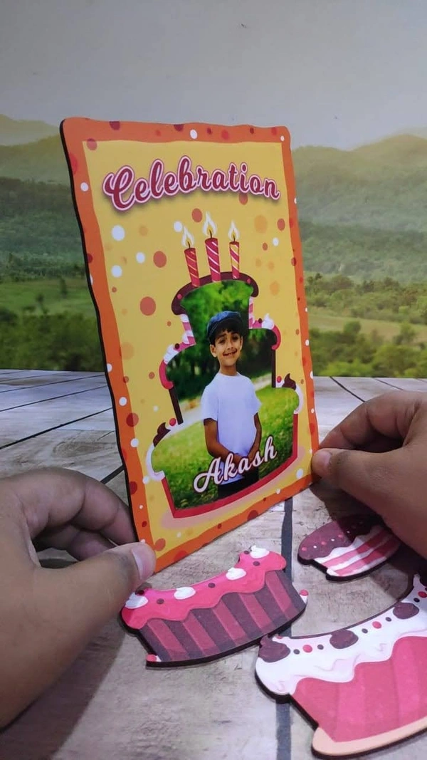 Celebration Cake Magnetic Table Frame - Member Price