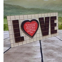 Love Chocolate Magnetic Table Frame - Regular Price