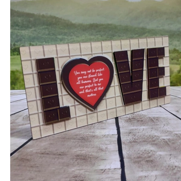 Love Chocolate Magnetic Table Frame - Regular Price