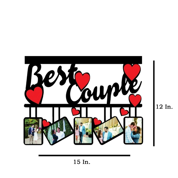 Best Couple - MDF Wall Collage Frame - SKU113 - Regular Price