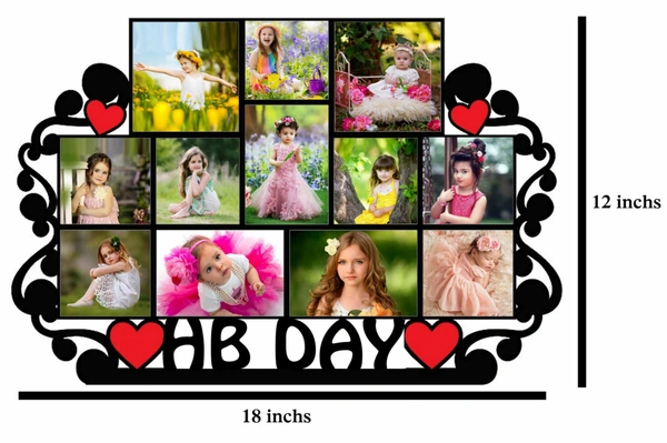 Happy Birthday - MDF Wall College Frame - SKU232 - Regular Price