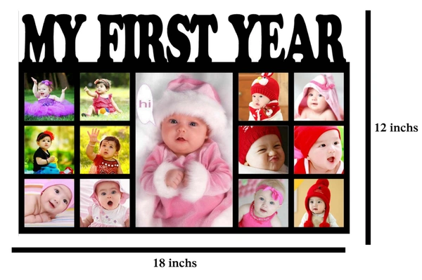 My First Year - MDF Wall Collage Frame - SKU233 - Member Price