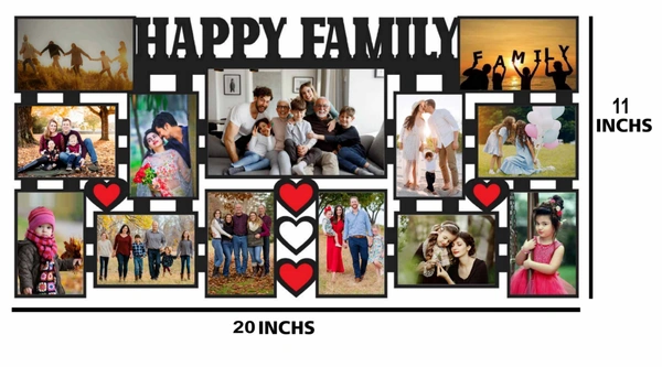 Happy Family - MDF Wall Collage Frame - SKU225 - Regular Price