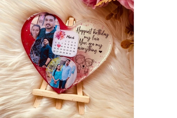 Heart Resin - 6" Inch - Regular Price