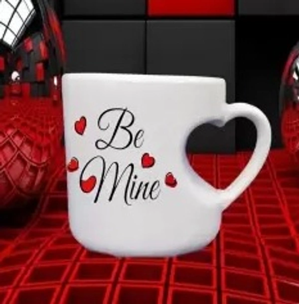 White Mug - Heart Cut - Member Price