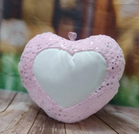 Foil Pillow - Heart Shape - Purple - Member Price