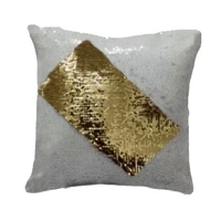 Sequin Magic Pillow - Red - Square Shape - Member Price