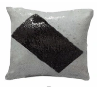 Sequin Magic Pillow - Red - Square Shape - Member Price