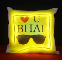 16x16" Inch LED White Satin Pillow - Member Price