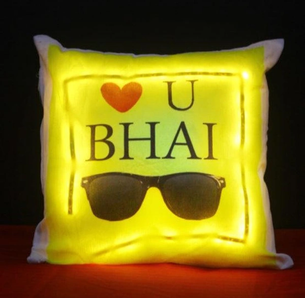 16x16" Inch LED White Satin Pillow - Member Price