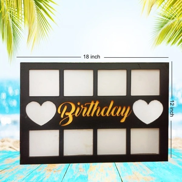 Birthday LED Collage Frame - 12x18" Inch - Member Price