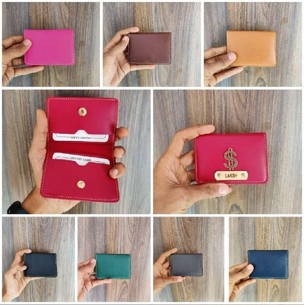 Card Holder with 4 Pockets - Black - Member Price