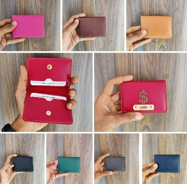 Card Holder with 4 Pockets - Green - Regular Price