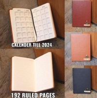 Faux Leather Diary - Tan Brown - Member Price