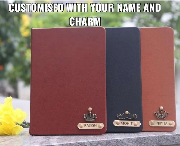 Faux Leather Diary - Dark Brown - Member Price