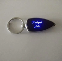 Engraved LED RGB Polymer Keychain - Member Price